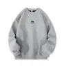 Moletom Americano Pesado Gola Redonda Masculino Outono Moda de Rua Marca de Moda Camiseta de Manga Longa Masculina Jaqueta Casual Solta para Casal Tendência
