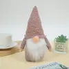 Muñeco sin rostro de gnomo Muñeco de Papá Noel Colgante de ventana Decoración navideña Muñeco de Rudolph Adornos de Navidad