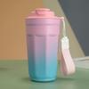 Nueva Taza Octogonal Celebrada en Internet Vaso Termo de Acero Inoxidable 304 con Cordón Vaso de Agua Conveniente para Doble Bebida Vaso para Café de Alto Valor de Color
