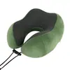 Almohada de Memoria con LOGOTIPO Personalizado Almohada en Forma de U Protección del Cuello Almohada para Coche Almohada Cervical Espuma Viscoelástica Almohada de Viaje Almohada Cervical en Forma de U