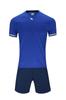 Lote directo de fábrica 2023 nuevo hengleda cuello en V combinación de colores traje de ropa de fútbol niños y niños estampado ropa de entrenamiento transpirable