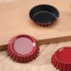 Molde para tarta de huevo de tamaño pequeño, nuevo y de moda transfronteriza, molde para tarta portuguesa, molde para tarta de crisantemo, molde para tarta de frutas, bandeja para hornear antiadherente