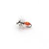 Producción mayoreo ojo plateado articulación vientre venenoso mosquito LF434 atado de pluma cebo de pesca con mosca Luya cebo falso mosca mosca anzuelo