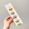 Ligas para el Cabello Lindas de Dibujos Animados para Niños, Bandas para el Cabello de Bebé que No Dañan el Cabello, Buena Elasticidad, Ligas para el Cabello de Bebé para Niñas, Anillos para el Cabello del Tamaño de un Pulgar, Accesorios para el Cabello