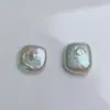 Contas Soltas Barrocas, Pérolas de Água Doce de Formato Irregular, Pérolas Quadradas Genuínas para Fazer Pulseiras, Kit de Materiais para Acessórios