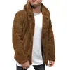 2024 Comércio Exterior Transfronteiriço Outono e Inverno Jaqueta Suéter Masculina com Capuz Cor Sólida Botão Moda Europeia e Americana Roupa Masculina