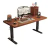 Escritorio de Computadora Elevable Escritorio de Madera Maciza Escritorio de Oficina Estación de Trabajo Simple para el Hogar Escritorio de Estudio Altura Ajustable Escritorio para Gaming