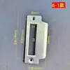 Cerradura de Lengüeta Única Cierre de Bola Cerradura de Habitación Pieza Guía Cerradura de Puerta de Madera Caja de Lengüeta Ranura de Cerradura de Puerta Pieza de Hebilla Bisel Pieza de Hebilla de Marco de Puerta