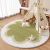 Alfombra Blanda de Imitación Cachemir Transfronteriza, Felpudo Absorbente de Agua Antideslizante, Felpudo de Peluche para Juegos y Entretenimiento, Felpudo Decorativo para Sala de Estar