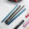 Fabricante de Pajitas Gruesas de Acero Inoxidable, Pajitas Metálicas Rectas y Curvas Ecológicas para Té de Leche y Jugos, Suministro Directo Transfronterizo a Amazon para Comercio Exterior