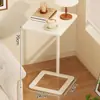 Mesa lateral de sofá mueble lateral mesa lateral mesa de centro de sala estante de almacenamiento para el hogar mesita de noche mesita de noche mini balcón mesa de centro pequeña mesa