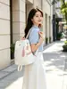 Mochila de viaje antirrobo moderna y versátil, bolso para mamá de cuero suave de gran capacidad para mujer, mochila nueva para mujer