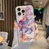 Lujoso Patrón de Mármol de Alta Gama Adecuado para Carcasa de Teléfono Móvil Apple 16E Iphone15Promax Moda 14 Estampado en Caliente 13P