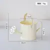 Balde de lata cor de doce, vaso para suculentas, balde de brinquedos, balde de praia, porta-pincéis de maquiagem e canetas, balde criativo para organização de mesa