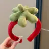 Diadema para lavarse la cara, banda para el cabello para maquillaje y mascarillas faciales, diseño antideslizante, diadema de dibujos animados, accesorio para la cabeza elegante y lindo