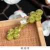 Botões de Fecho Cheongsam, Botões de Quatro Rodas com Pérolas, Botões Chineses Tecidos à Mão, Acessórios de Botão Decorativos para Camisa Estilo Retro Dinastia Han