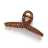 Moderna Simple Estilo Popular de Internet Pinza para el Cabello Pinza Sólida Color Sólido Pinza de Tiburón Material de Resina Pasador de Pelo Estilo Coreano Pasador de Pelo sin Costuras