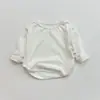 Camiseta infantil de manga comprida algodão puro outono novo estilo blusa básica para meninas roupa íntima para bebê blusa para meninos vestuário infantil atacado