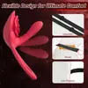 Huevo Vibrador Usable con Forma de Rosa para Mujeres con Control Remoto, Vibración Fuerte para Estimulación del Clítoris y Punto G, Estimulación Orgásmica, Producto para Adultos