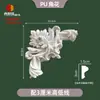 Fio de PU Canto francês flor TV sofá parede de fundo decoração retrô luz Gesso de imitação francesa Tira decorativa
