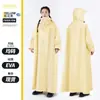 Impermeable para Vehículos Eléctricos, Impermeable de Montaje Integrado para Tormentas de Cuerpo Completo con Mangas, Impermeable Extendido a Prueba de Tormentas para Bicicletas Eléctricas Eva