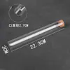 Tubo de Incenso de Vidro, Porta-Incensos Altamente Transparente, Varetas de Incenso de Agarwood e Sândalo, Suporte para Varetas de Incenso, Tampa de Madeira, Recipiente de Teste para Incenso