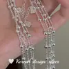 Estilo Ins Coreano Design de Nicho Versátil Joia de Prata Prata Esterlina S925 Colar Simples de Emenda de Contas Versátil para Mulheres