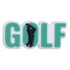 Amazon Golfe PVC Cola Macia Patch Broche Grampo Capa de Celular Adesivo Decorativo Plano Acessórios para Joias DIY