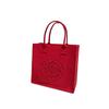 Fabricante de Bolsas de Feltro para Casamento, Bolsas de Feltro com Personagens para Felicidade e Bênção, Bolsas Tote de Feltro Vermelho, Bolsas de Feltro, Sacolas de Presente