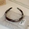 Faixa de Cabelo de Tecido Xadrez Retrô para Mulheres, Novo Estilo para Uso Diário, Faixa de Cabelo com Coroa Alta, Presilha de Cabelo para Lavar o Rosto, Acessório de Cabelo de Luxo