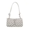 Bolso de Hombro Simple de Lunares Estilo Coreano para Mujer 2026 Nuevo Personalizado Ins Bolso de Axila Moda Dulce Bolso Cruzado para Mujer
