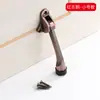 Batente de porta móvel estilo americano batente de porta superior suporte de porta em forma de ferradura suporte de porta anti-colisão liga de alumínio borracha dispositivo anti-balanço