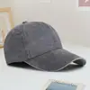 Chapéus Lavados Estilo Coreano para Uso Externo Venda por Atacado Personalizada Proteção Solar de Verão Chapéus Vintage Viseiras Bordadas