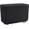 Capa de Mesa de Jantar Externa Portátil de Tecido Oxford Espesso Impermeável Cobertura de Mesa de Preparo para Carrinho de Cozinha de Pátio Proteção Solar Capa de Mesa de Jantar