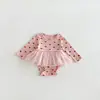 2026 Otoño Mameluco Vestido Mameluco para Niñas Mono de Primavera Traje para Gatear Infantil Clase A