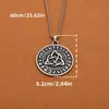 Anillo de Moda Trendy Letra Símbolo Vikingo Collar Joyería