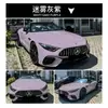 Película para Cambio de Color de Coche en Colores como Rojo Rosa, Rosa Rosa, Amarillo Maíz, Gris Acero, Naranja Coral, Rosa Té con Leche Oolong, Autorreparable para Carrocería de Coche