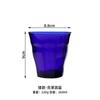 Vaso de Cristal Importado Resistente a Altas Temperaturas Ámbar Color Primario Taza de Té Café Té Vaso de Whisky Hogar Sala de Estar Vaso para Beber
