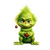 Decoraciones Navideñas Adornos Colgantes para Coche Nuevo Producto Juego de Ocho de Green Cross-Border, Árbol de Navidad de Dibujos Animados para Bebé para Decoración del Hogar