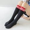 Medias de primavera, otoño e invierno para niñas, calcetines deportivos de fútbol de algodón para niños, calcetines altos para mujer, estilo universitario, antideslizantes, hasta la pantorrilla