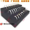 Suporte de Exibição de Tira de Anel Vertical Trapezoidal Pulseira Pulseira Brincos Brincos Armazenamento de Joias Suporte Armazenamento de Jade Flanela