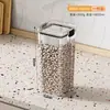 Latas Selladas para Granos, Almacenamiento de Cocina, Recipientes Transparentes de Plástico, Cajas para Snacks, Productos Secos, Latas para Almacenar Té