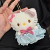 Ins Chica Corazón Muñeca Kitty Peluche Lindo Colgante Regalo Llavero de Bolso de Alto Valor Muñeca Colgante Mujeres
