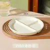 Prato Cerâmico Estilo Nórdico com Controle de Porção para Perda de Peso para Uma Pessoa, Louça de Mesa Doméstica para Café da Manhã, Prato Infantil com Três Compartimentos