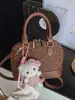 Bolso Tote Retro, Gama Alta, Gran Capacidad, Bolso Cruzado Exquisito, Bolso Bandolera Versátil con Estampado de Leopardo para Otoño e Invierno, Bolso de Mujer