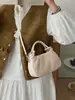 Bolso plisado de moda nicho 2026 Primavera Nuevo estilo Bolso cruzado de hombro para mujer personalizado Bolso cruzado casual texturizado para el día a día