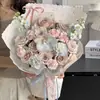 Papel de Pétalos Rasgado a Mano, Papel Floral Grueso en Relieve Tridimensional, Papel de Envoltura de Flores, Papel Dongba, Empaque Floral Hecho a Mano para Manualidades