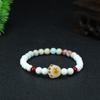Pulsera Bodhi Natural Luz de Luna Blanca Carbón Tostado Garra de Gato Pulsera Examen Aterrizaje Lúcido Gato Pulsera Combinable Hada Pequeña