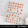 Nuevo Pegatina de Arte para Uñas Mariposa 3D Estéreo Relieve Rosa Mariposa Pegatina Blanca DIY Accesorios Estéreo para Uñas