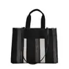 Bolsa de Lona de Grande Capacidade 2025 Nova Textura Moda Simples Bolsa de Ombro Portátil Bolsa Tote para o Dia a Dia